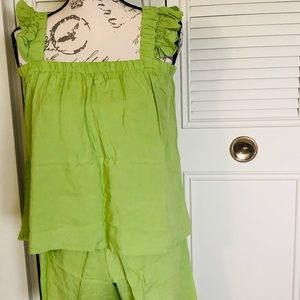 Sleeveless & Shirt set..